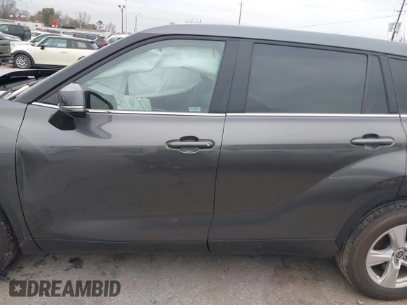2023 Toyota Highlander L with VIN 5TDKDRAH0PS015840, listed as a IAAI auction lot 41537337 with 31,525 mi miles and . Bid and sale history available at DreamBid. Image 14.