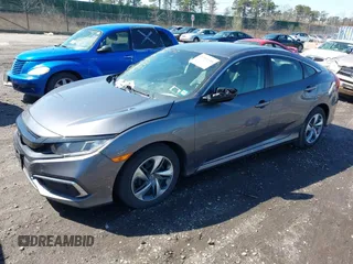 2019 Honda Civic LX with VIN 2HGFC2F66KH547041, listed as a IAAI auction lot 41984140 with 90,123 mi miles and . Bid and sale history available at DreamBid. Image 2.