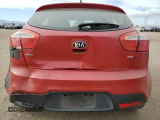 2013 Kia Rio LX with VIN KNADM5A32D6210014, listed as a Copart auction lot 86190454 with 160,175 mi miles and Salvage Title. Bid and sale history available at carsss.com. Image 6.