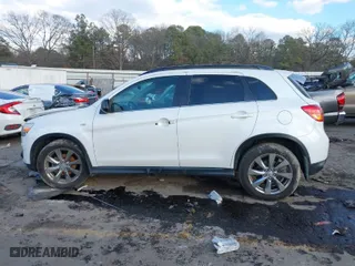 2013 Mitsubishi Outlander Sport LE with VIN 4A4AP5AU4DE018307, listed as a IAAI auction lot 41409988 with 134,490 mi miles. Bid and sale history available at carsss.com. Image 14.