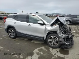2021 GMC Terrain SLT with VIN 3GKALPEV9ML304403, listed as a Copart auction lot 50908395 with 78,658 mi miles and Salvage title. Bid and sale history available at DreamBid. Image 4.