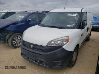 2017 Ram ProMaster City Cargo Tradesman with VIN ZFBERFAB0H6E49515, listed as a Copart auction lot 69042703 with 43,796 mi miles and . Bid and sale history available at DreamBid. Image 1.