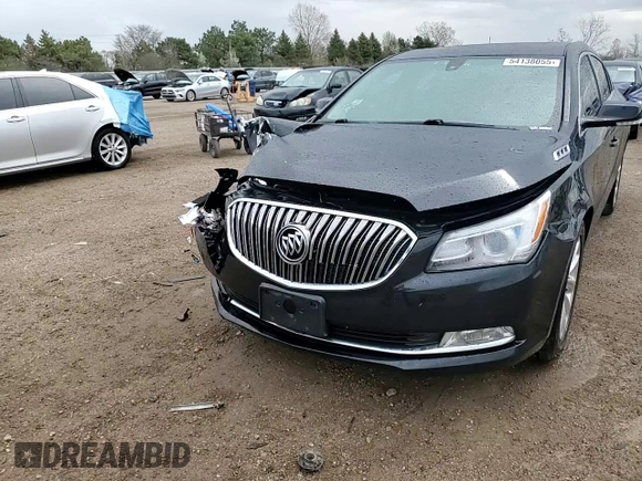 2014 Buick LaCrosse Leather with VIN 1G4GB5G3XEF153765, listed as a Copart auction lot 54138055 with 138,543 mi miles and Salvage Title. Bid and sale history available at DreamBid. Image 13.