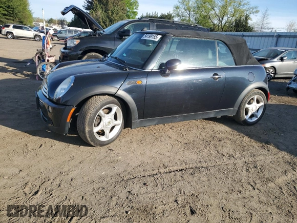 2006 MINI Convertible with VIN WMWRF33576TG15523, listed as a Copart auction lot 54199155 with 60,512 mi miles and Clean Title. Bid and sale history available at DreamBid. Image 1.