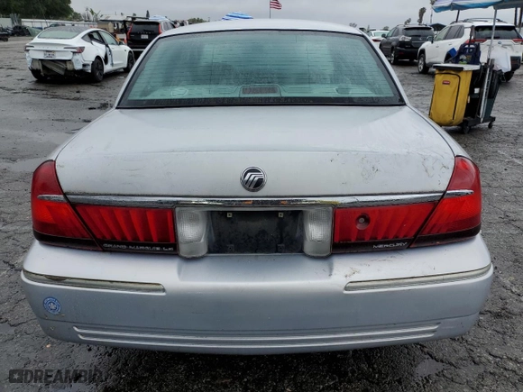 2001 Mercury Grand Marquis LS with VIN 2MEFM75W11X644371, listed as a Copart auction lot 48468115 with 88,453 mi miles and Clean Title. Bid and sale history available at carsss.com. Image 6.