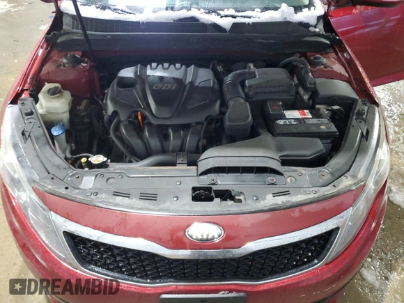 2013 Kia Optima EX z VIN 5XXGN4A70DG226773, wystawiony jako Copart lot #83885634 z przebiegiem 138 772 mil mil oraz Czysty tytuł • Clean title. Historia ofert i sprzedaży dostępna na DreamBid. Obrazek 11.