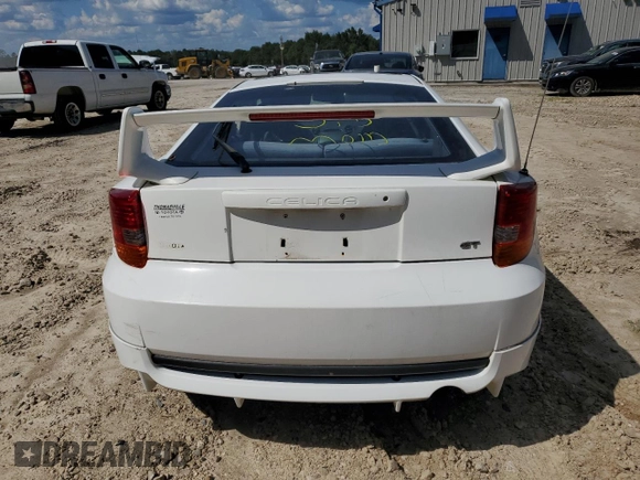 2002 Toyota Celica GT with VIN JTDDR32T120114950, listed as a Copart auction lot 72424794 with 271,844 mi miles and Salvage Title. Bid and sale history available at carsss.com. Image 6.