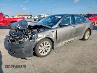 2018 Kia Optima EX with VIN 5XXGU4L36JG239164, listed as a Copart auction lot 59865225 with 219,565 mi miles and Salvage title. Bid and sale history available at DreamBid. Image 1.