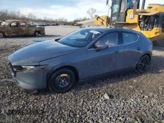 2020 Mazda Mazda3 Hatchback Premium Package with VIN JM1BPANMXL1167843, listed as a Copart auction lot 49596835 with 49,859 mi miles and Salvage Title. Bid and sale history available at carsss.com. Image 1.