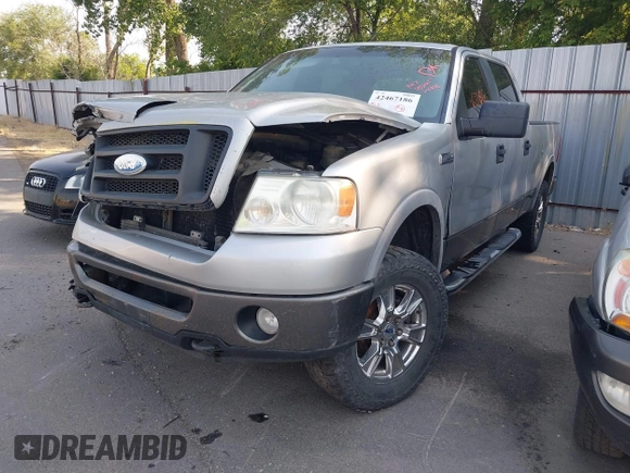 2007 Ford F-150 XLT with VIN 1FTPW14V87FA92989, listed as a IAAI auction lot 42467186 with Not provided miles and . Bid and sale history available at DreamBid. Image 2.