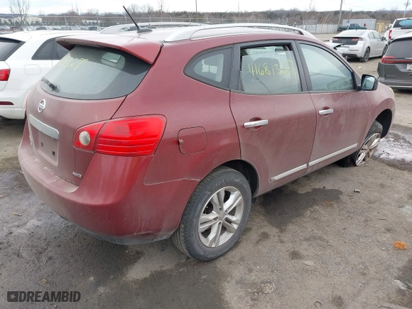 2015 Nissan Rogue Select S with VIN JN8AS5MV0FW750168, listed as a IAAI auction lot 41681327 with 97,084 mi miles. Bid and sale history available at carsss.com. Image 4.