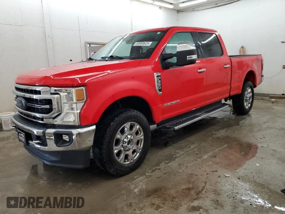 2020 Ford F-350 XL with VIN 1FT8W3BT7LED74896, listed as a Copart auction lot 53989625 with 59,726 mi miles and Salvage title. Bid and sale history available at DreamBid. Image 1.