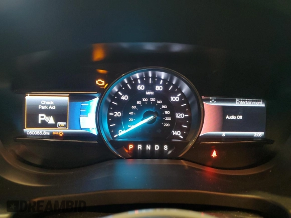 2017 Ford Explorer XLT with VIN 1FM5K8D88HGD71971, listed as a Copart auction lot 52563255 with 50,085 mi miles and Salvage Title. Bid and sale history available at carsss.com. Image 9.