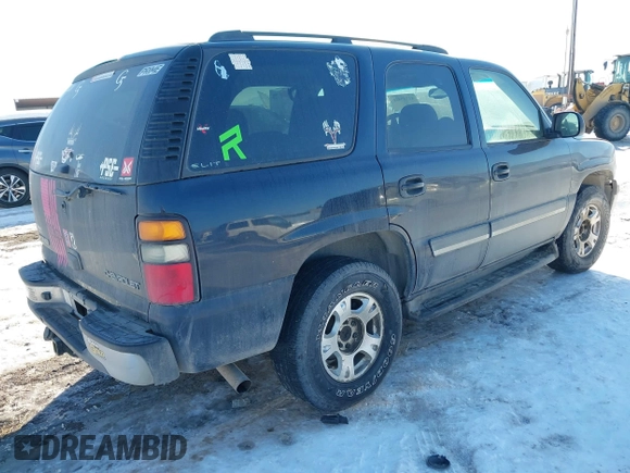 2005 Chevrolet Tahoe LS with VIN 1GNEK13Z55J247815, listed as a IAAI auction lot 41335416 with 172,363 mi miles and . Bid and sale history available at DreamBid. Image 4.