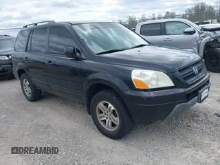 2004 Honda Pilot EX z VIN 2HKYF18504H600002, wystawiony jako IAAI lot #42041728 z przebiegiem 320 212 mil mil oraz . Historia ofert i sprzedaży dostępna na DreamBid. Obrazek 1.