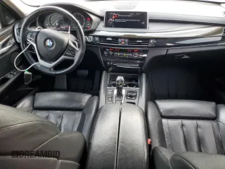 2015 BMW X6 xDrive50i with VIN 5UXKU6C55F0F94151, listed as a Copart auction lot 46826775 with 129,925 mi miles and Salvage Title. Bid and sale history available at carsss.com. Image 8.