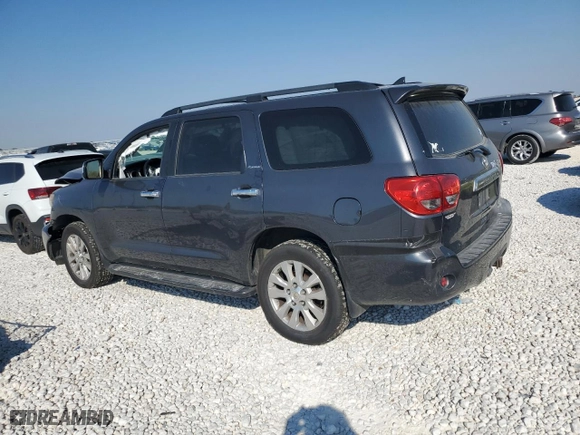 2015 Toyota Sequoia Platinum with VIN 5TDDW5G19FS122843, listed as a Copart auction lot 73689844 with 0 mi miles and Salvage Title. Bid and sale history available at carsss.com. Image 2.