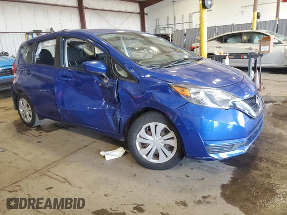2017 Nissan Note S Plus with VIN 3N1CE2CP2HL371763, listed as a Copart auction lot 62578515 with 88,730 mi miles and Salvage title. Bid and sale history available at DreamBid. Image 4.