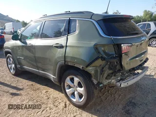 2018 Jeep Compass Latitude with VIN 3C4NJCBB2JT462065, listed as a IAAI auction lot 41985263 with 38,863 mi miles. Bid and sale history available at carsss.com. Image 3.