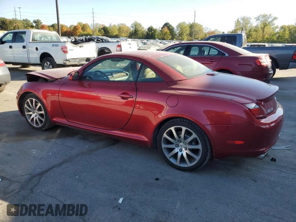 2008 Lexus SC 430 с VIN JTHFN45Y689019546, выставлен на аукционе Copart как лот 75586654 с пробегом 136 941 миль миль и Списание • Salvage title. История ставок и продаж доступна на DreamBid. Изображение 2.