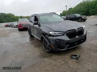 2022 BMW X3 M with VIN 5YM13EC09N9J95191, listed as a Copart auction lot 63090823 with 15,029 mi miles. Bid and sale history available at carsss.com. Image 12.
