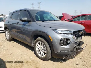 2021 Chevrolet TrailBlazer LS with VIN KL79MMS26MB006118, listed as a Copart auction lot 65100793 with 25,295 mi miles. Bid and sale history available at carsss.com. Image 4.