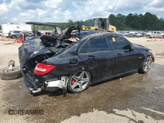 2009 Mercedes-Benz C 63 AMG with VIN WDDGF77X69F199550, listed as a Copart auction lot 69040794 with Not Provided miles and Non Repairable. Bid and sale history available at DreamBid. Image 3.