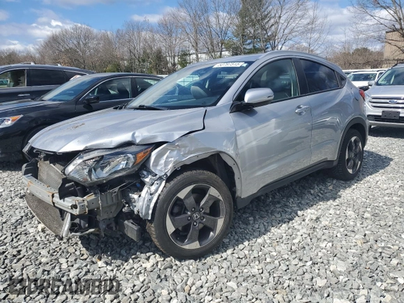 2018 Honda HR-V EX-L Navi with VIN 3CZRU6H7XJM707941, listed as a Copart auction lot 50797515 with 77,487 mi miles and Salvage Title. Bid and sale history available at carsss.com. Image 1.