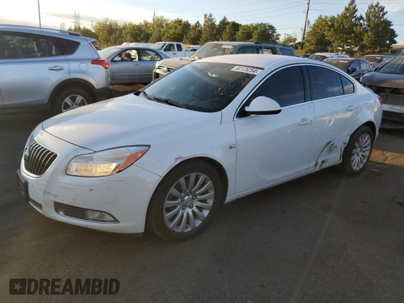 2011 Buick Regal CXL RL3 with VIN W04GR5EC4B1008517, listed as a Copart auction lot 66125254 with 166,753 mi miles and Clean Title. Bid and sale history available at DreamBid. Image 1.