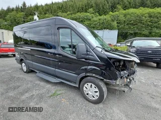 2018 Ford Transit Passenger XL with VIN 1FBAX2CM3JKA84979, listed as a Copart auction lot 59193135 with 65,920 mi miles and Salvage title. Bid and sale history available at DreamBid. Image 4.
