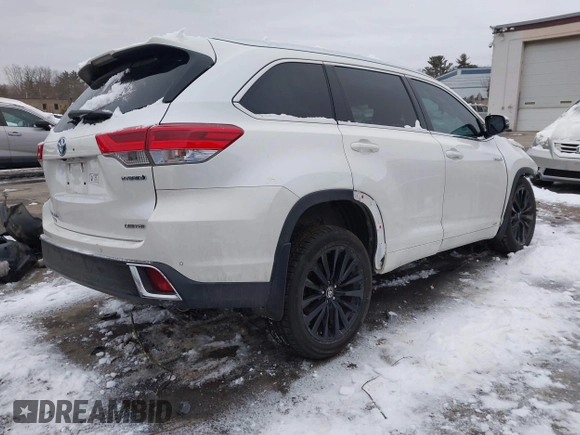 2018 Toyota Highlander Hybrid Limited с VIN 5TDDGRFH5JS043617, выставлен на аукционе IAAI как лот 41541783 с пробегом 91 038 миль миль и . История ставок и продаж доступна на DreamBid. Изображение 4.