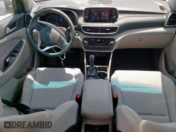 2021 Hyundai Tucson SEL with VIN KM8J33AL0MU296945, listed as a Copart auction lot 57137515 with 54,657 mi miles and Salvage title. Bid and sale history available at DreamBid. Image 8.