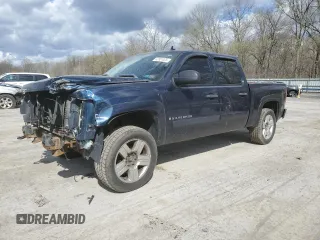 2007 Chevrolet Silverado 1500 LT w/1LT with VIN 3GCEK13M97G553255, listed as a Copart auction lot 52851025 with 159,552 mi miles and Salvage Title. Bid and sale history available at carsss.com. Image 1.