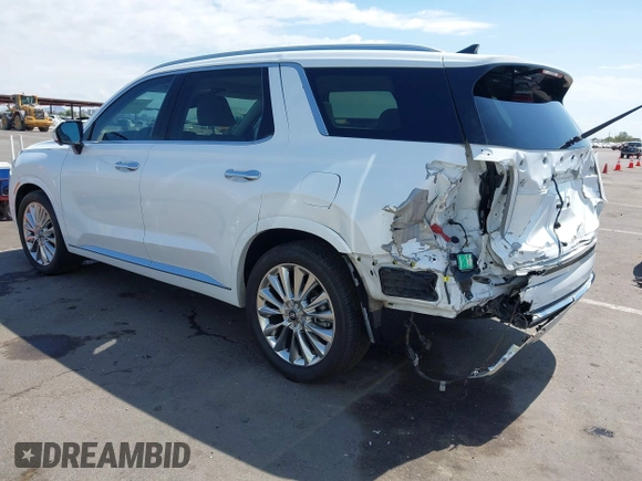 2020 Hyundai Palisade Limited with VIN KM8R5DHEXLU097166, listed as a IAAI auction lot 41480825 with 79,500 mi miles and . Bid and sale history available at DreamBid. Image 3.