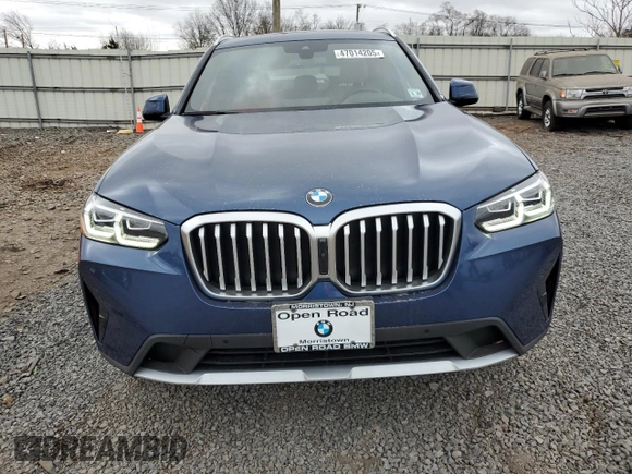 2024 BMW X3 xDrive30i with VIN 5UX53DP01R9V84314, listed as a Copart auction lot 47014205 with 8,645 mi miles and Salvage Title. Bid and sale history available at carsss.com. Image 5.