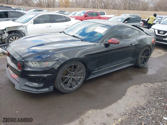 2015 Ford Mustang EcoBoost with VIN 1FA6P8TH4F5343191, listed as a IAAI auction lot 41367361 with 1 mi miles. Bid and sale history available at carsss.com. Image 16.