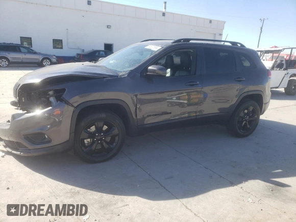 2019 Jeep Cherokee Altitude with VIN 1C4PJMLX1KD385480, listed as a Copart auction lot 74807884 with 17,622 mi miles and Salvage Title. Bid and sale history available at DreamBid. Image 1.