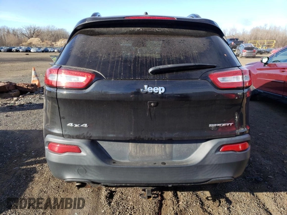 2016 Jeep Cherokee Altitude with VIN 1C4PJMAB9GW199835, listed as a Copart auction lot 87024904 with 128,429 mi miles and Salvage title. Bid and sale history available at DreamBid. Image 6.