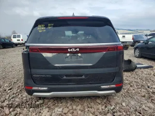 2022 Kia Carnival LXS with VIN KNDNB4H34N6086634, listed as a Copart auction lot 81925734 with 33,656 mi miles and Salvage Title. Bid and sale history available at carsss.com. Image 6.