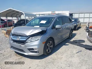 2018 Honda Odyssey Touring with VIN 5FNRL6H84JB070387, listed as a IAAI auction lot 41835852 with 98,662 mi miles. Bid and sale history available at carsss.com. Image 17.