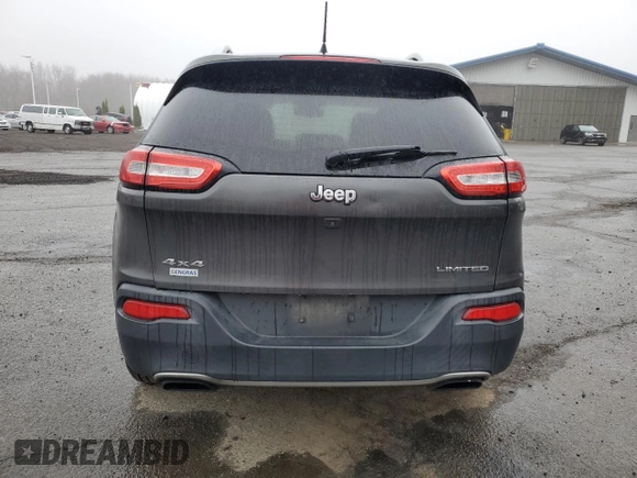 2015 Jeep Cherokee Limited with VIN 1C4PJMDS4FW662698, listed as a Copart auction lot 49521825 with 161,998 mi miles and Salvage Title. Bid and sale history available at DreamBid. Image 6.