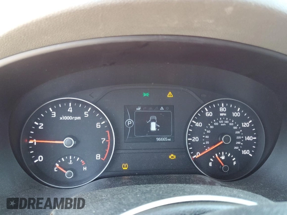 2017 Kia Sportage EX with VIN KNDPNCAC8H7215672, listed as a Copart auction lot 50593845 with 96,665 mi miles and Salvage title. Bid and sale history available at DreamBid. Image 9.