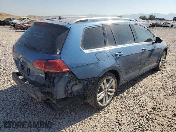 2015 Volkswagen Golf SportWagen TDI S with VIN 3VWCA7AU1FM516407, listed as a Copart auction lot 61723174 with 159,707 mi miles and Salvage Title. Bid and sale history available at carsss.com. Image 3.