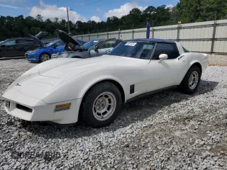 1981 Chevrolet Corvette with VIN 1G1AY876XBS419804, listed as a Copart auction lot 64681834 with 651,033 mi miles and Non Repairable. Bid and sale history available at carsss.com. Image 1.