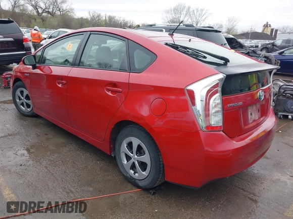 2014 Toyota Prius Four with VIN JTDKN3DU7E1832736, listed as a IAAI auction lot 41936543 with 106,755 mi miles and . Bid and sale history available at DreamBid. Image 3.