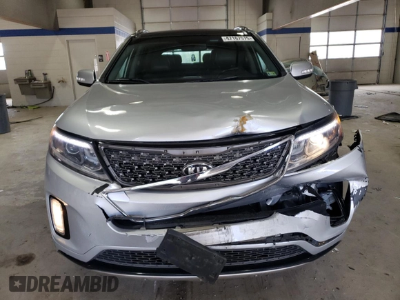 2015 Kia Sorento SX with VIN 5XYKW4A77FG576259, listed as a Copart auction lot 47167575 with 146,275 mi miles and Salvage Title. Bid and sale history available at carsss.com. Image 5.