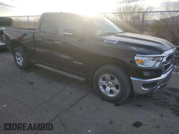 2020 Ram 1500 Big Horn with VIN 1C6RREBT3LN210589, listed as a Copart auction lot 89360805 with 54,807 mi miles and Salvage Title. Bid and sale history available at carsss.com. Image 4.