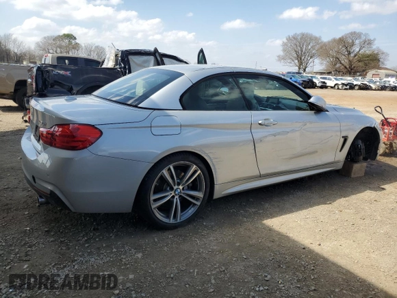 2015 BMW 4 Series 435i with VIN WBA3T3C57FP939561, listed as a Copart auction lot 48728785 with 116,009 mi miles and Salvage Title. Bid and sale history available at carsss.com. Image 3.