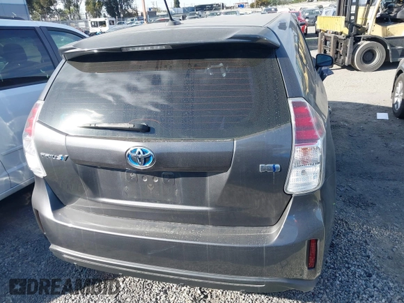 2017 Toyota Prius v Two with VIN JTDZN3EU6HJ057203, listed as a IAAI auction lot 41544512 with 116,663 mi miles. Bid and sale history available at carsss.com. Image 16.