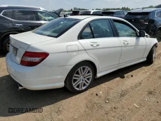 2008 Mercedes-Benz C 300 Sport with VIN WDDGF81X08F125067, listed as a Copart auction lot 61255975 with Not provided miles and Salvage title. Bid and sale history available at DreamBid. Image 3.